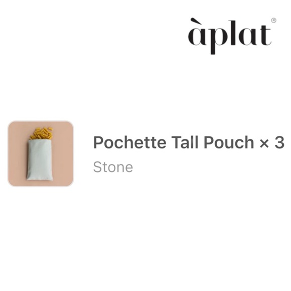 Aplat Pochette Tall Pouch - Stone - Picture 3 of 8